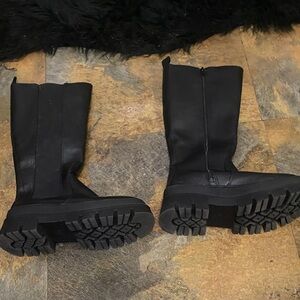 a new day Black Winter Boots